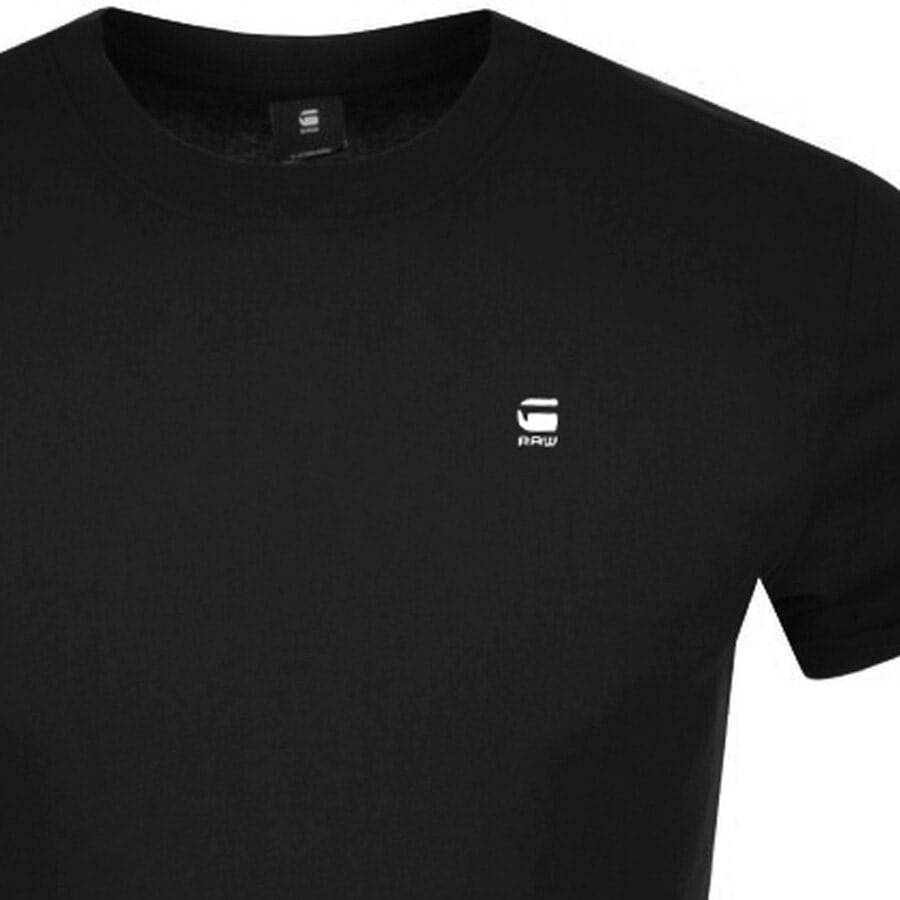 Image number 3 for G Star Raw Lash Logo T Shirt Black