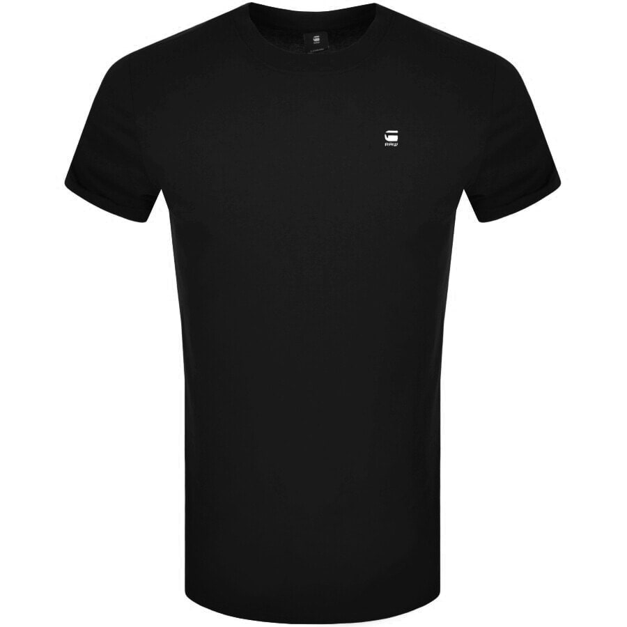 Image number 1 for G Star Raw Lash Logo T Shirt Black