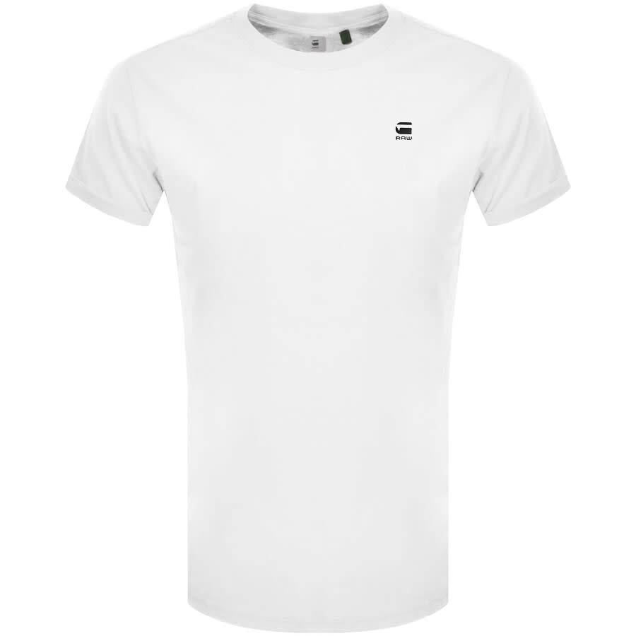 Image number 1 for G Star Raw Lash Logo T Shirt White