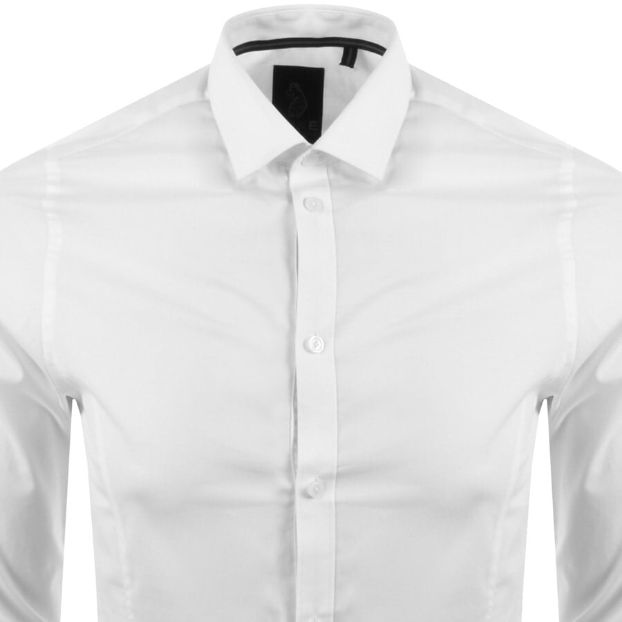 Image number 2 for Luke 1977 Butchers Pencil Shirt White