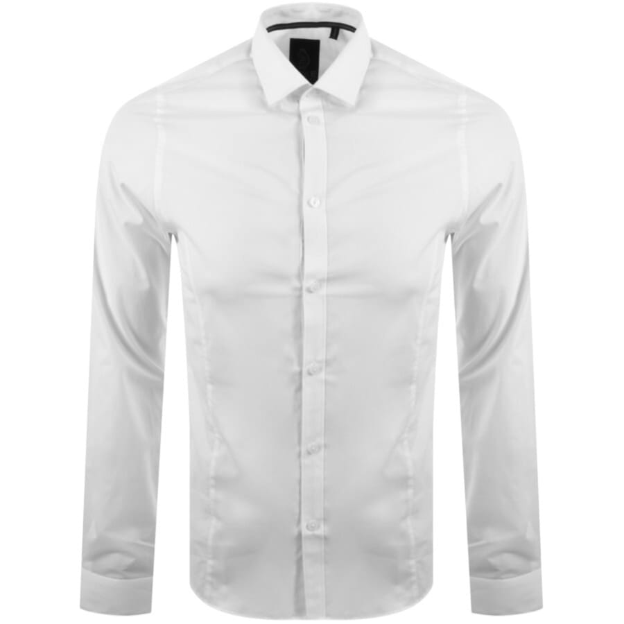 Image number 1 for Luke 1977 Butchers Pencil Shirt White