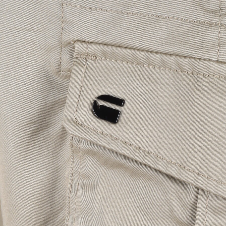 Image number 3 for G Star Raw Rovic Cargo Shorts Beige
