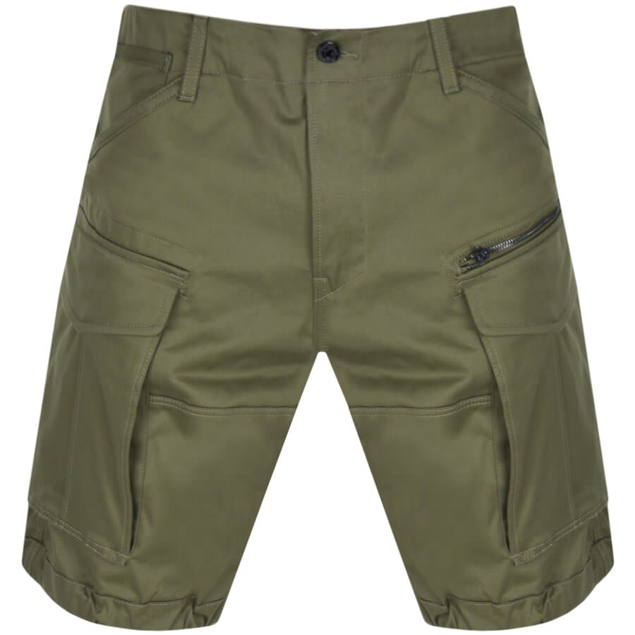 Image number 1 for G Star Raw Rovic Cargo Shorts Green