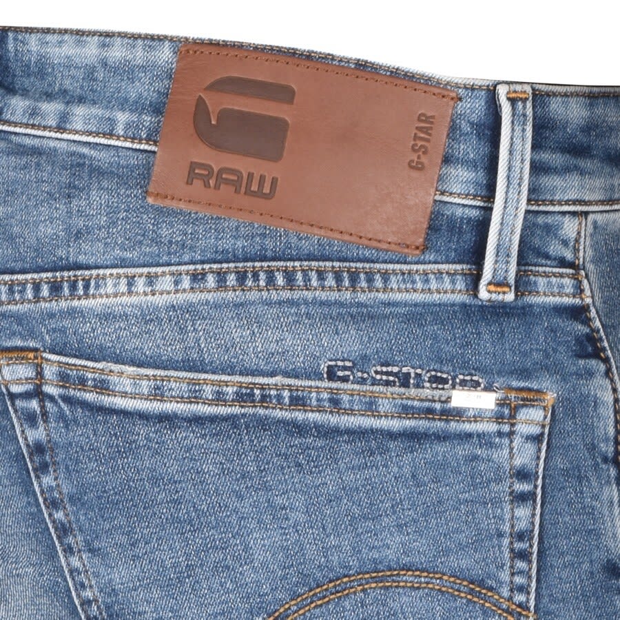 Image number 3 for G Star Raw 3301 Tapered Jeans Mid Wash Blue