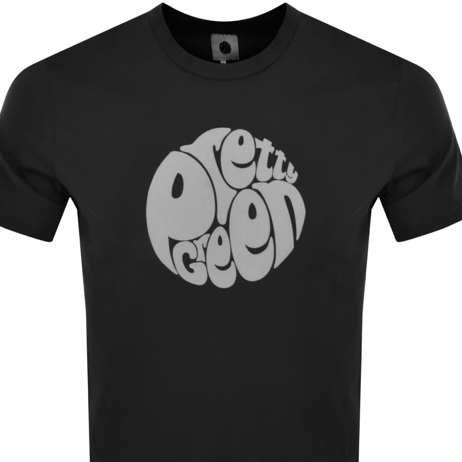 Image number 2 for Pretty Green Gillespie T Shirt Black