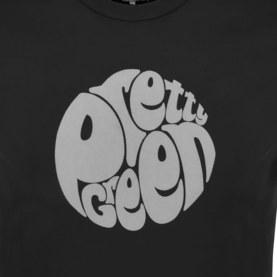 Image number 3 for Pretty Green Gillespie T Shirt Black