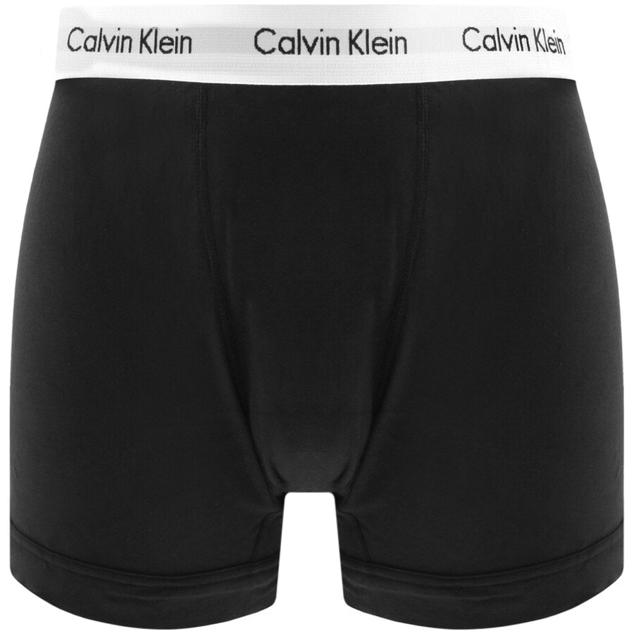 Image number 2 for Calvin Klein Underwear 3 Pack Trunks Black
