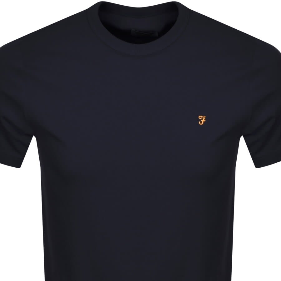 Image number 2 for Farah Vintage Danny T Shirt Navy