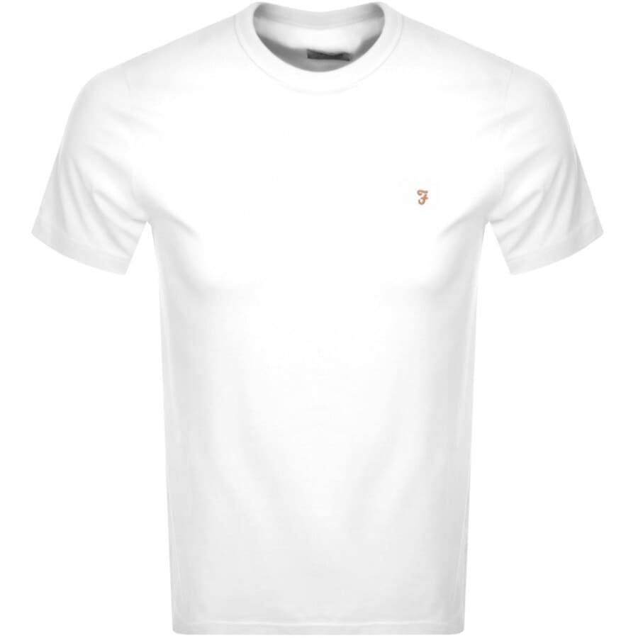 Image number 1 for Farah Vintage Danny T Shirt White