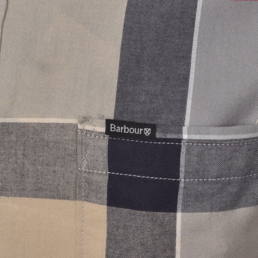 Image number 3 for Barbour Glen Check Long Sleeved Shirt Beige