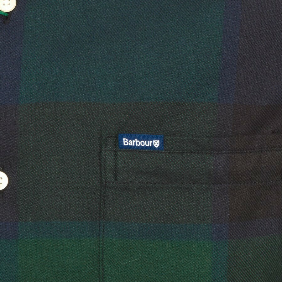 Image number 3 for Barbour Dunoon Check Long Sleeved Shirt Green