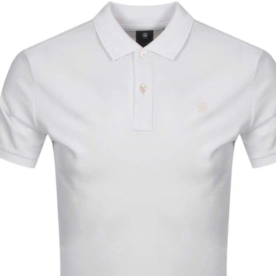 Image number 2 for G Star Raw Dunda Polo T Shirt White