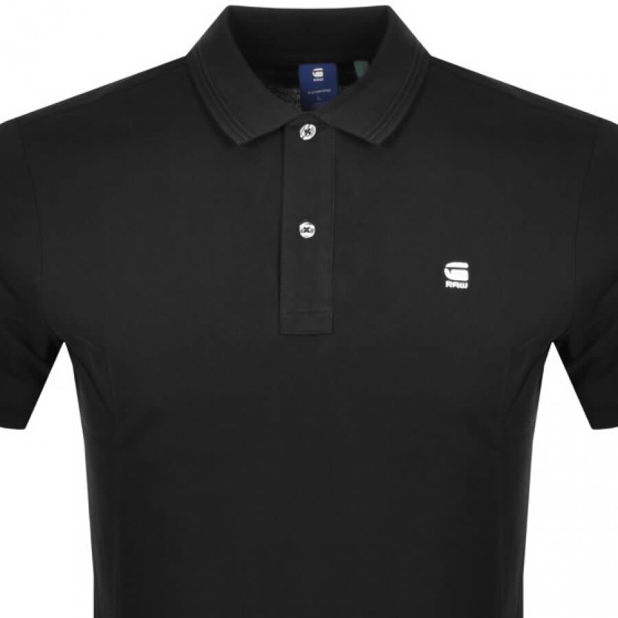 Image number 2 for G Star Raw Dunda Polo T Shirt Black