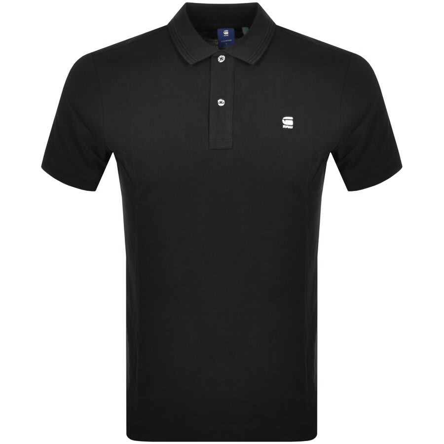 Image number 1 for G Star Raw Dunda Polo T Shirt Black