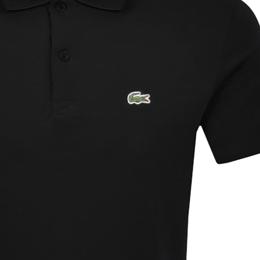Image number 3 for Lacoste Short Sleeved Polo T Shirt Black