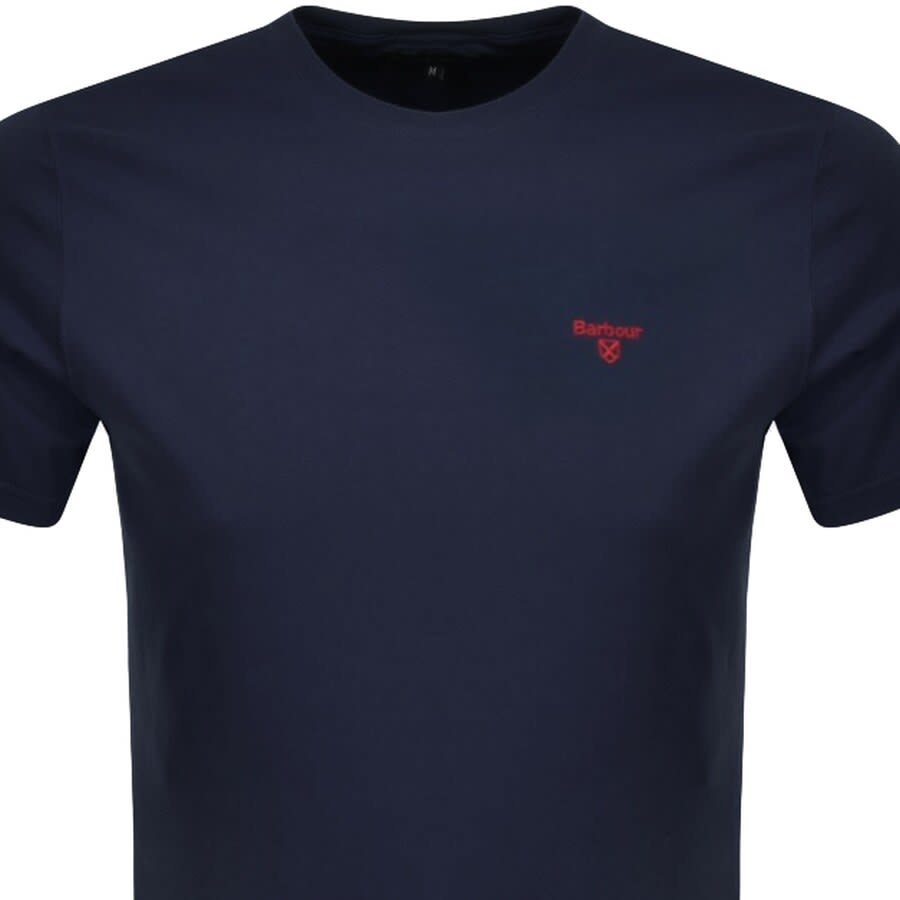 Image number 2 for Barbour Sports T Shirt Navy