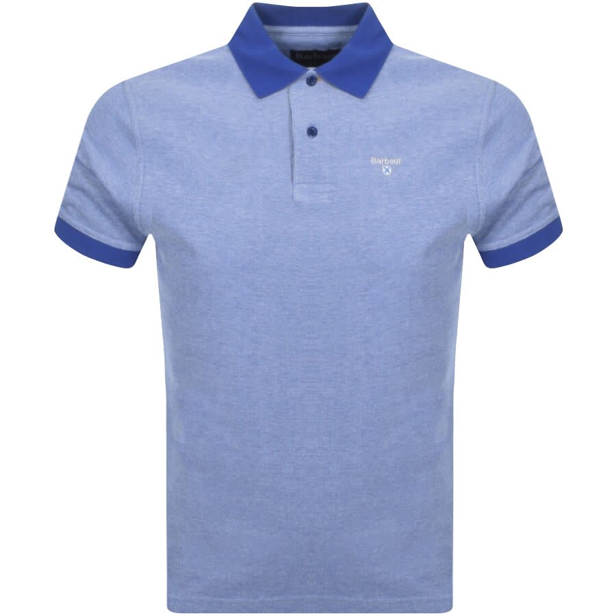 Image number 1 for Barbour Sports Polo T Shirt Blue