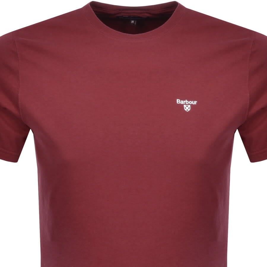 Image number 2 for Barbour Sports T Shirt Red