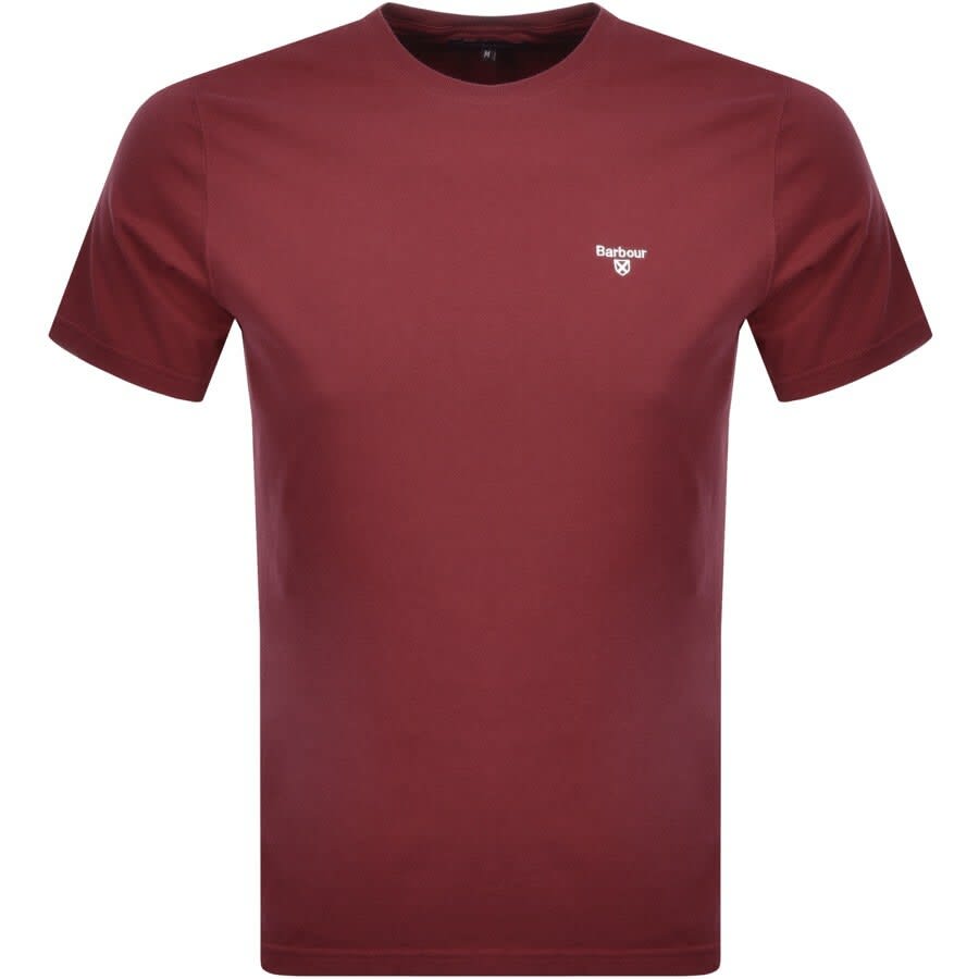 Image number 1 for Barbour Sports T Shirt Red
