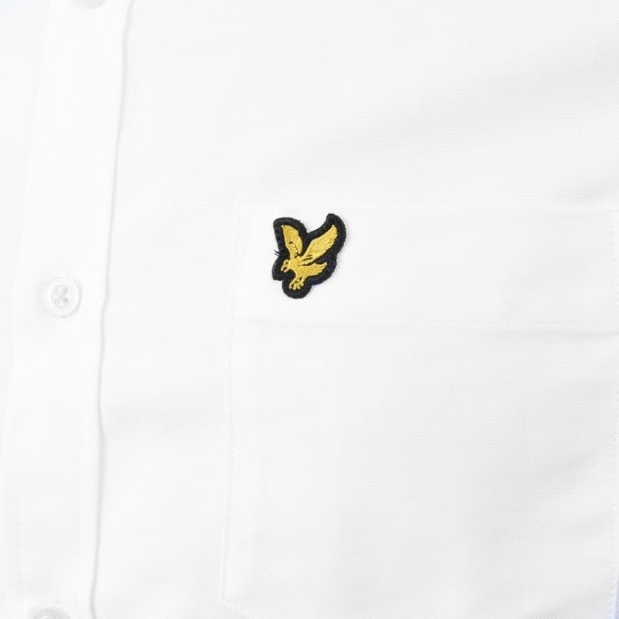 Image number 3 for Lyle And Scott Oxford Long Sleeve Shirt White