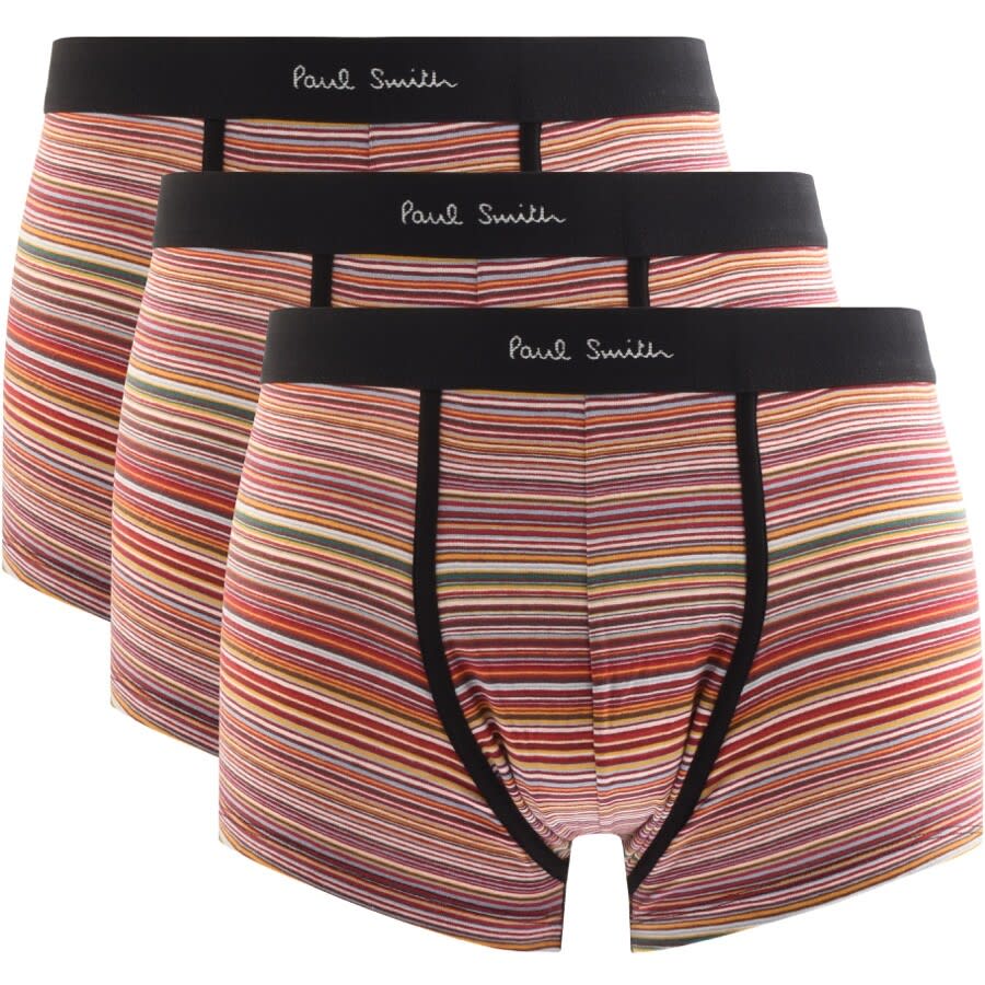 Image number 1 for Paul Smith Three Pack Trunks Black