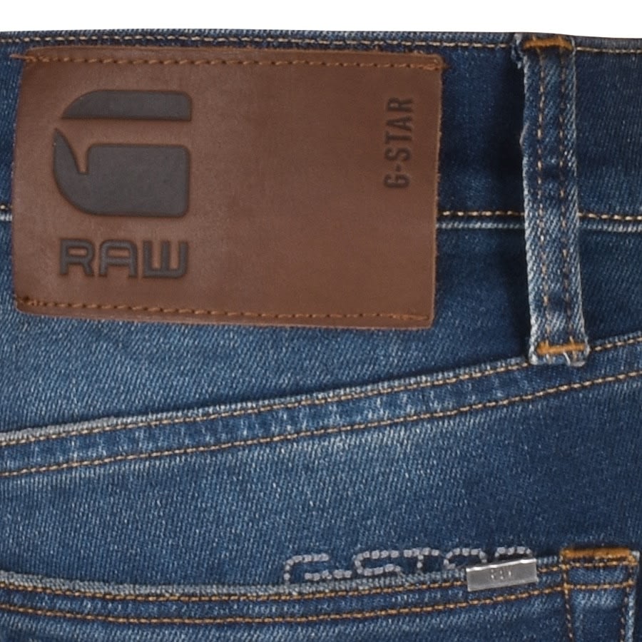 Image number 3 for G Star Raw 3301 Slim Fit Jeans Mid Wash Blue