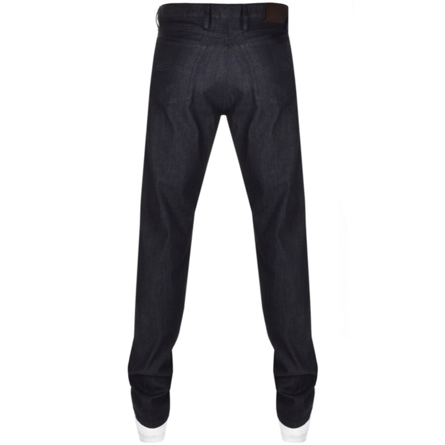 Image number 2 for Paul And Shark Dark Wash Jeans Navy