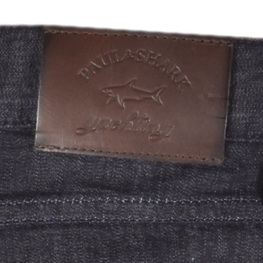 Image number 3 for Paul And Shark Dark Wash Jeans Navy