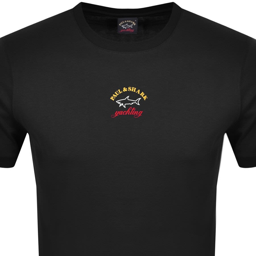 Image number 2 for Paul And Shark Logo T Shirt Black