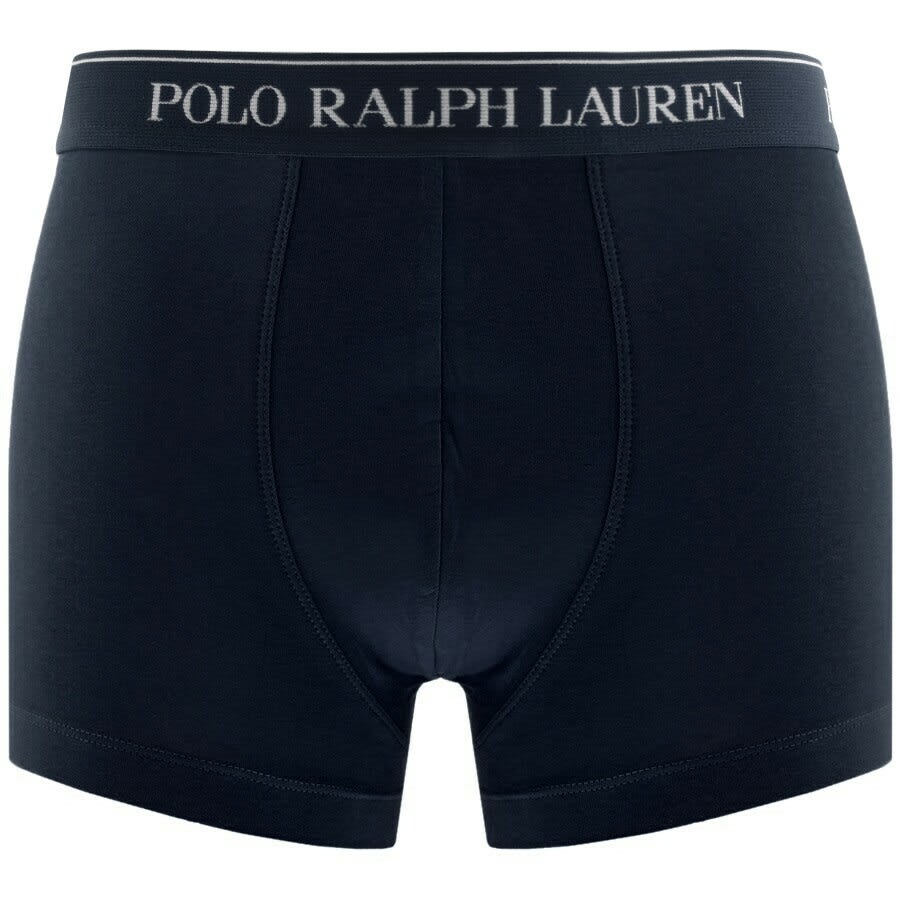 Image number 3 for Ralph Lauren Underwear 3 Pack Trunks Blue