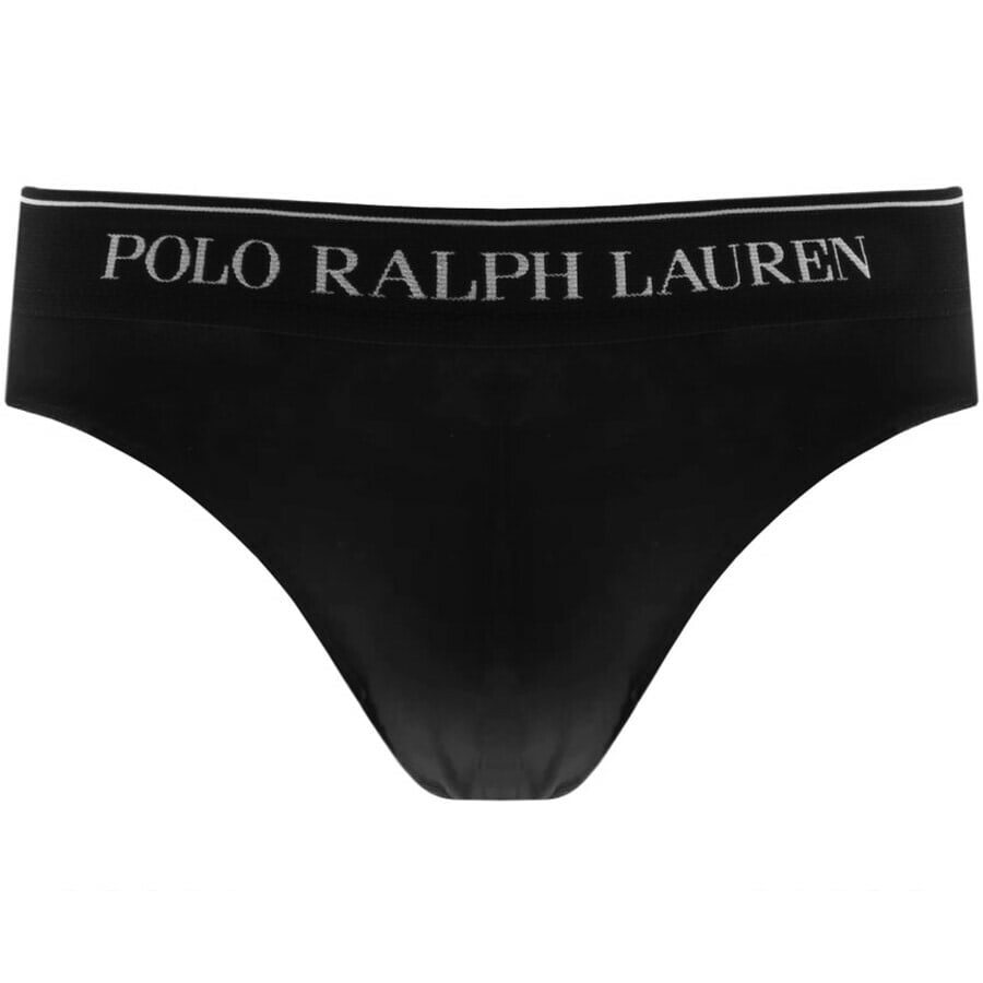 Image number 3 for Ralph Lauren Underwear 3 Pack Briefs Black