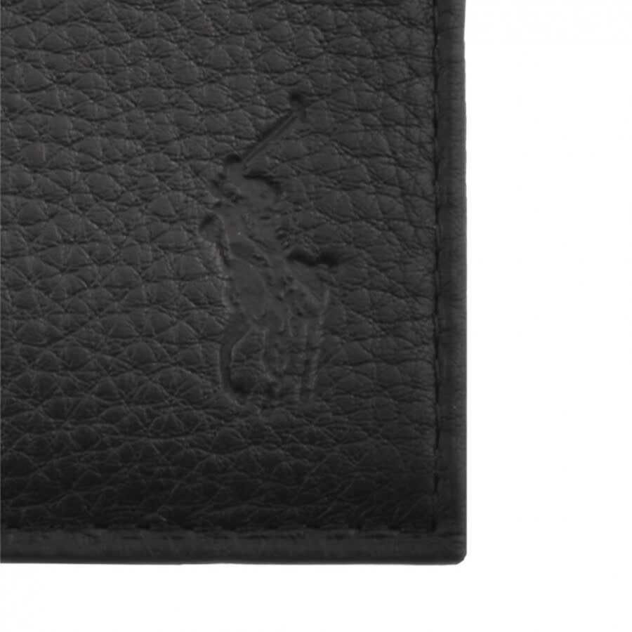 Image number 3 for Ralph Lauren Leather Card Holder Black