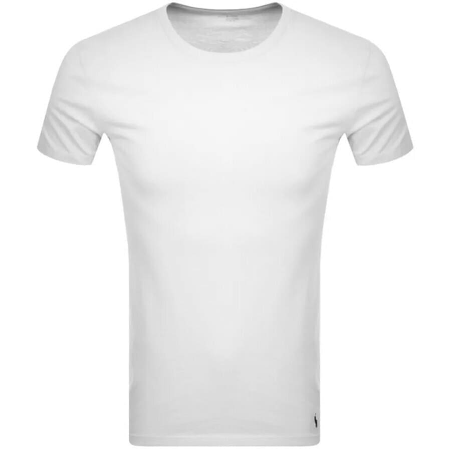 Image number 2 for Ralph Lauren 2 Pack Crew Neck T Shirts White
