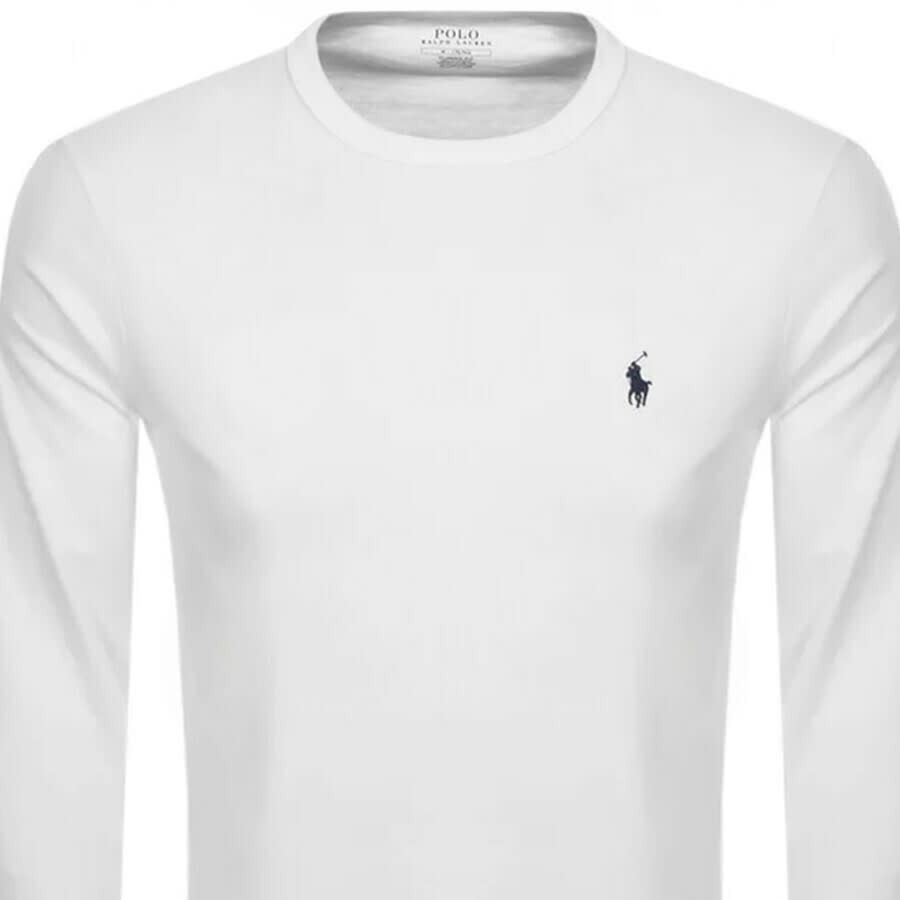 Image number 2 for Ralph Lauren Long Sleeved T Shirt White