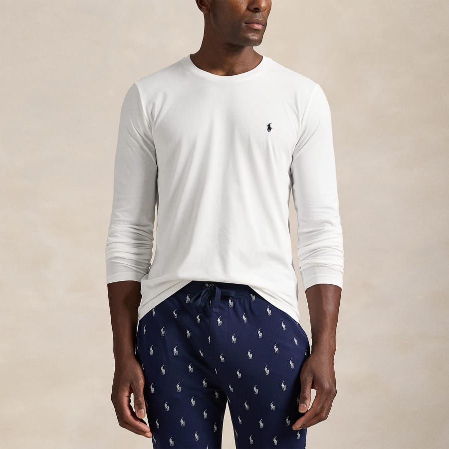 Image number 4 for Ralph Lauren Long Sleeved T Shirt White