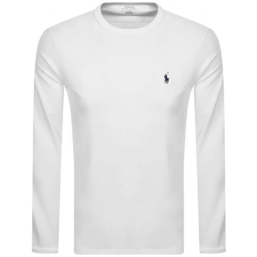 Image number 1 for Ralph Lauren Long Sleeved T Shirt White