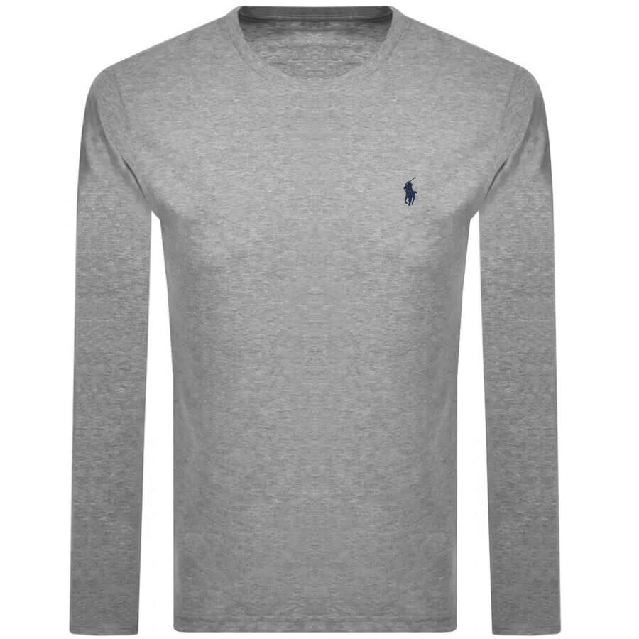 Image number 1 for Ralph Lauren Long Sleeved T Shirt Grey