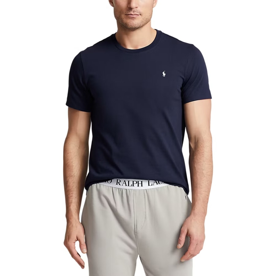 Image number 4 for Ralph Lauren Crew Neck T Shirt Navy