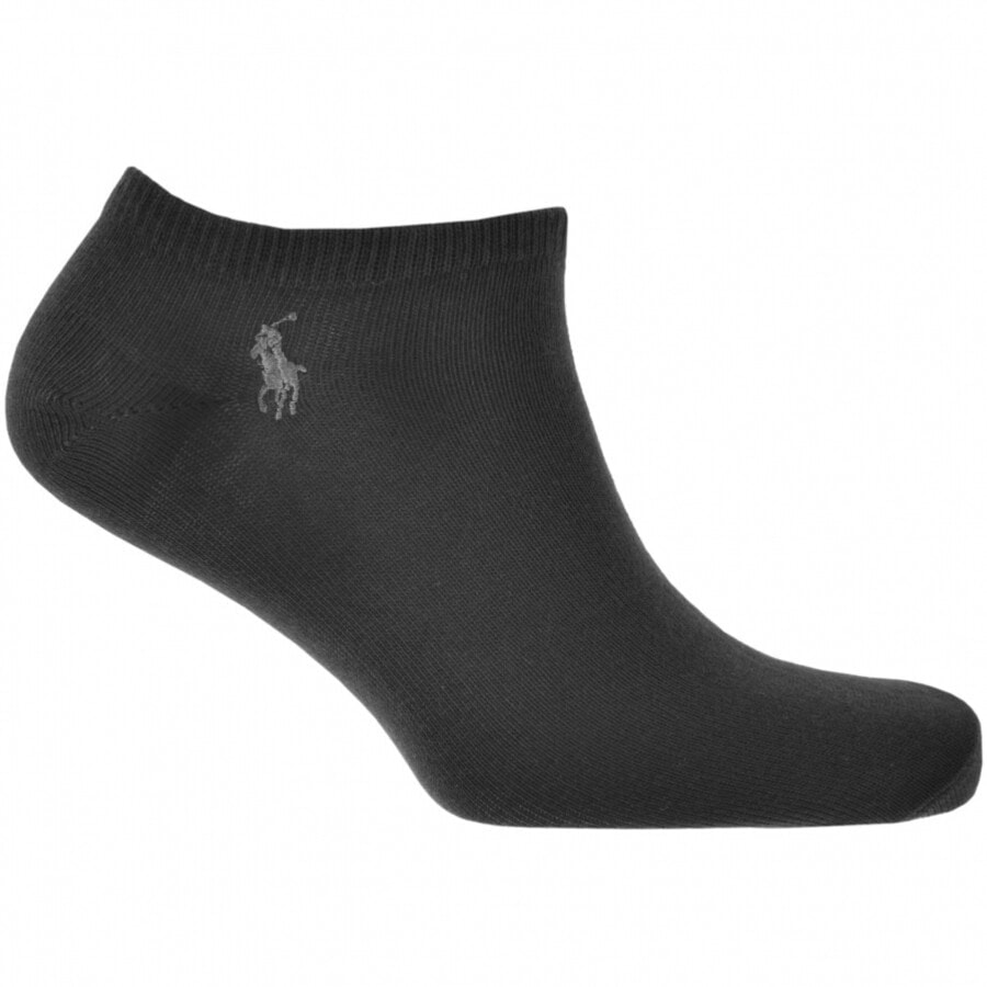 Image number 3 for Ralph Lauren 3 Pack Trainer Socks White