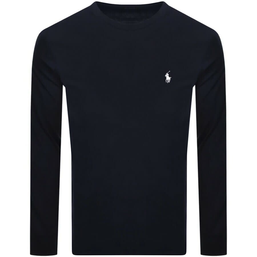 Image number 1 for Ralph Lauren Long Sleeved T Shirt Navy