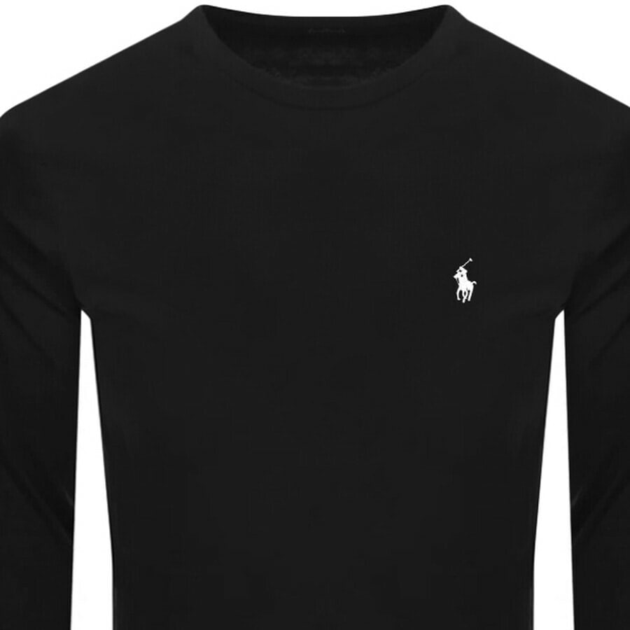 Image number 2 for Ralph Lauren Long Sleeved T Shirt Black