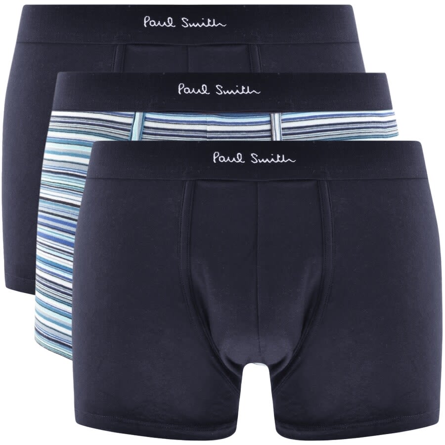Image number 1 for Paul Smith 3 Pack Trunks Navy