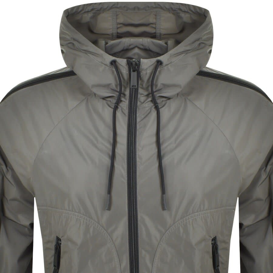Image number 2 for DSQUARED2 Hid Logo Hooded Jacket Grey