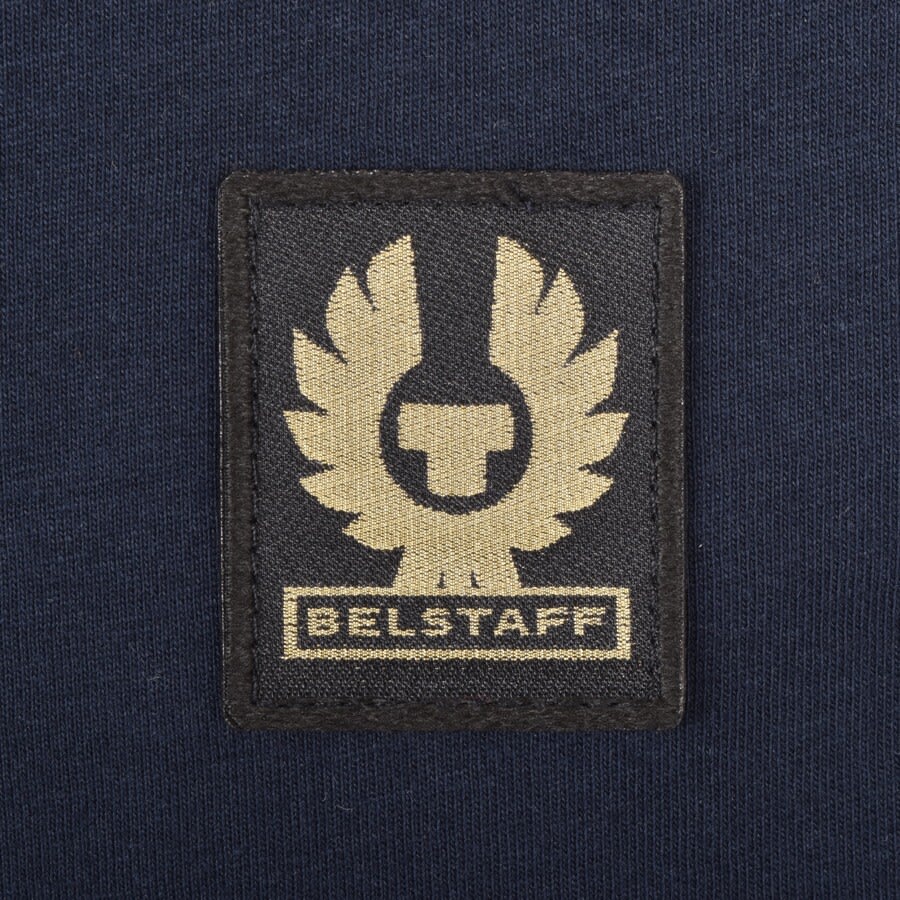 Image number 3 for Belstaff Short Sleeve Logo T Shirt Navy