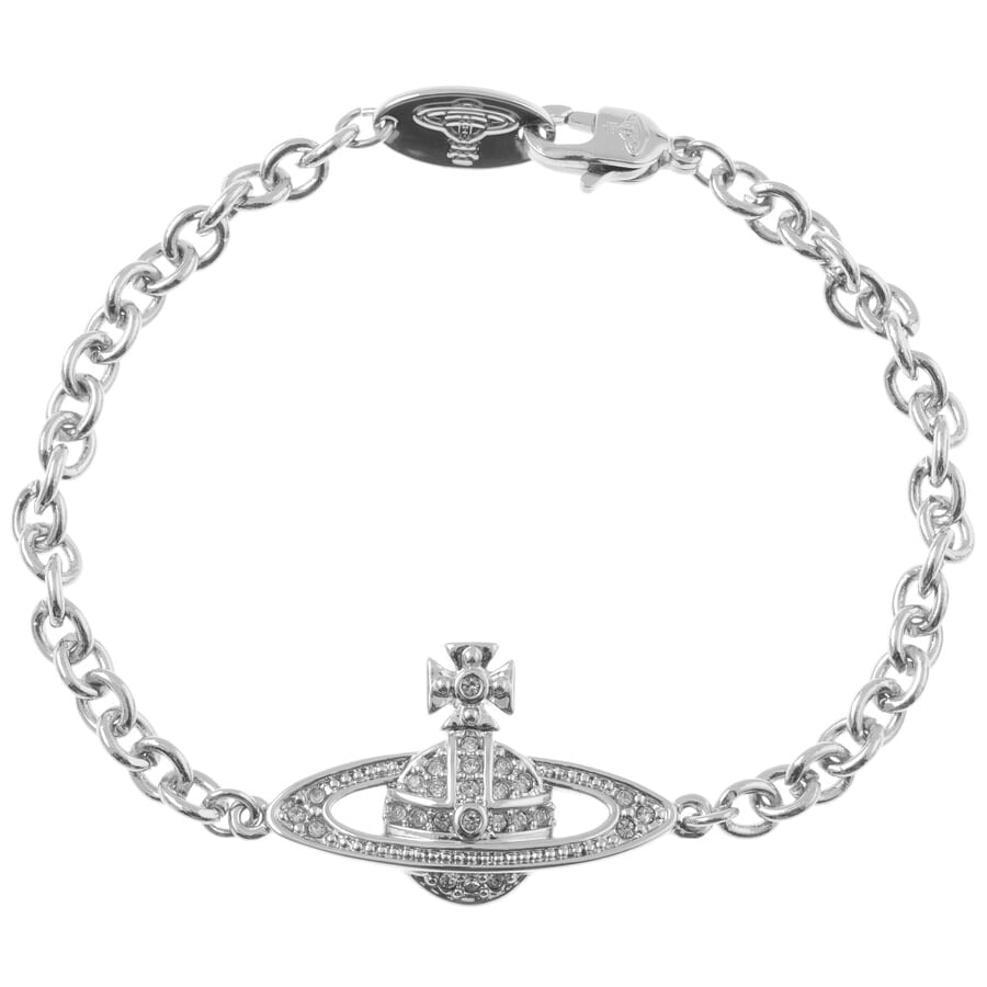 Image number 1 for Vivienne Westwood Mini Chain Bracelet Silver