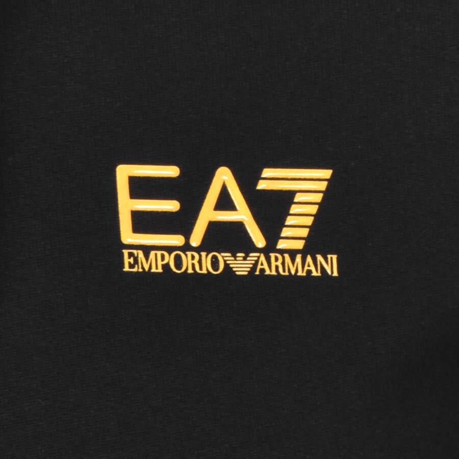 Image number 3 for EA7 Emporio Armani Logo Hoodie Black
