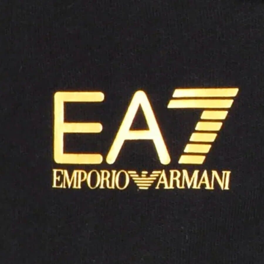 Image number 3 for EA7 Emporio Armani Full Zip Logo Hoodie Black