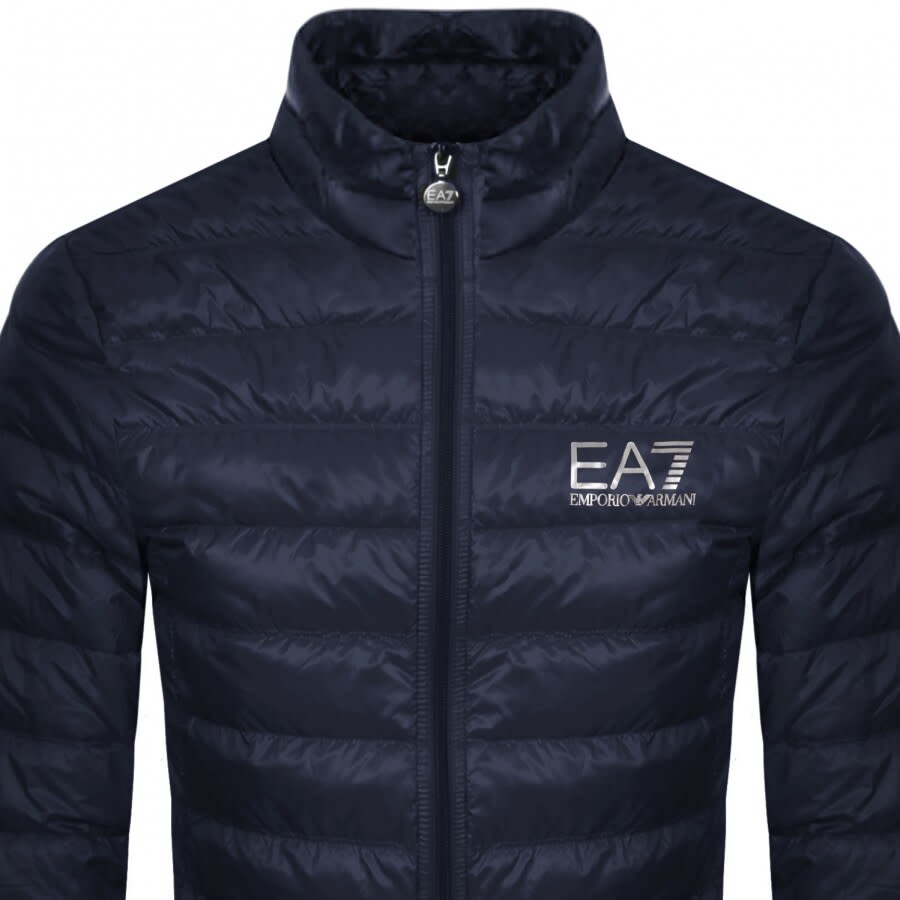 Image number 2 for EA7 Emporio Armani Quilted Jacket Blue