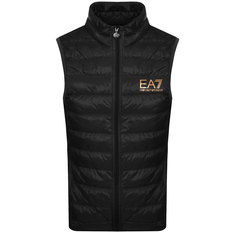 Image number 1 for EA7 Emporio Armani Quilted Gilet Black