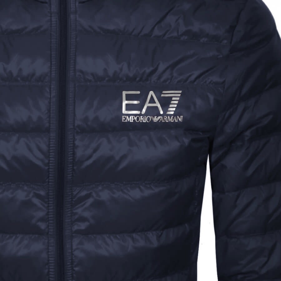 Image number 3 for EA7 Emporio Armani Quilted Jacket Blue